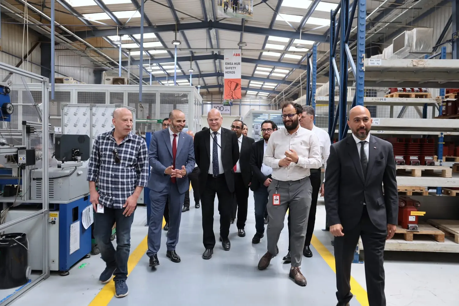 بمناسبة مرور 100 عام لمسيرة ABB في مصر: السفير السويدي في مصر يزور مصانع الشركة بالعاشر من رمضان 