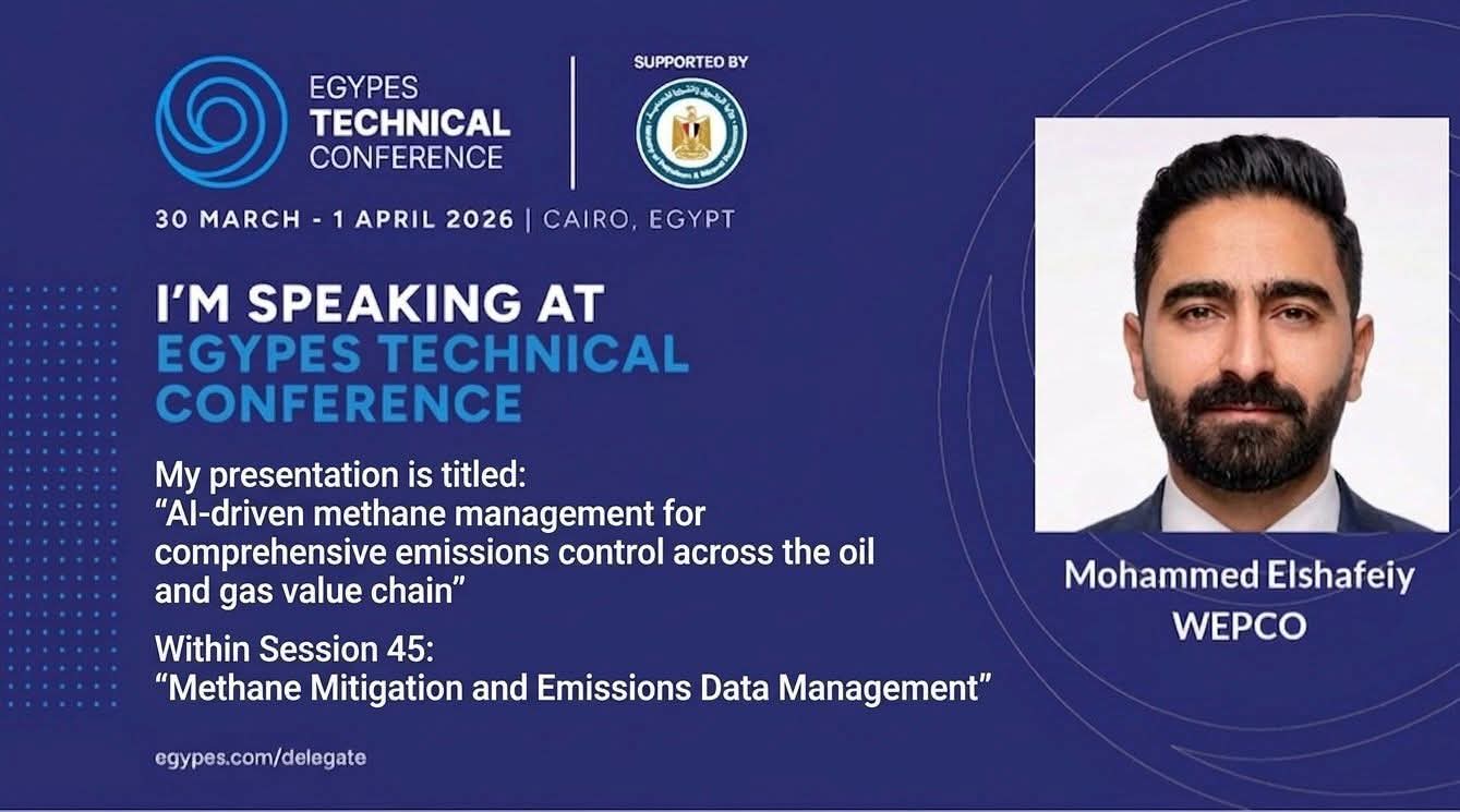 ويبكو-تشارك-في-مؤتمر-إيجيبس-2026-بطرح-متقدم-حول-تقنيات-الذكاء-الاصطناعي-لإدارة-انبعاثات-الميثان