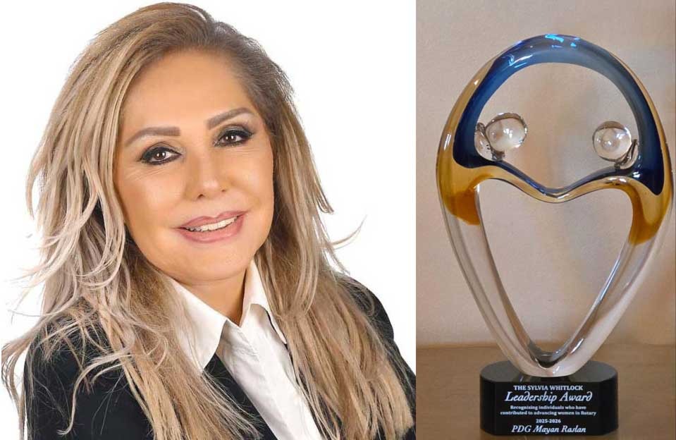 تكريم-عضو-بالروتاري-المصري-بجائزة-(سيلفيا-ويتلوك)-تقديراً-لدورها-في-تمكين-المرأة-وتنمية-المجتمع