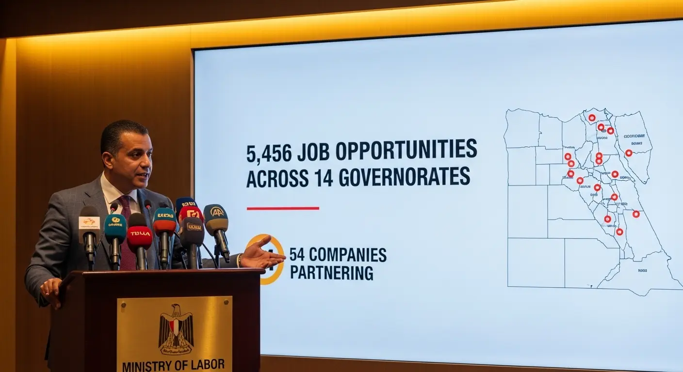 وزارة-العمل-المصرية-تعلن-5456-فرصة-عمل-بالتعاون-مع-54-شركة-في-14-محافظة