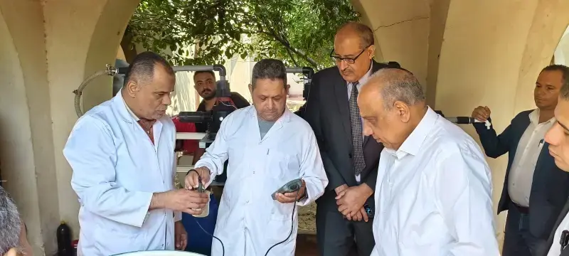 فى زيارة ميدانية: وزير الكهرباء يتفقد مركز البحوث النووية بهيئة الطاقة الذرية بمنطقة أنشاص